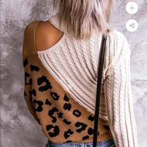 Leopard sweater